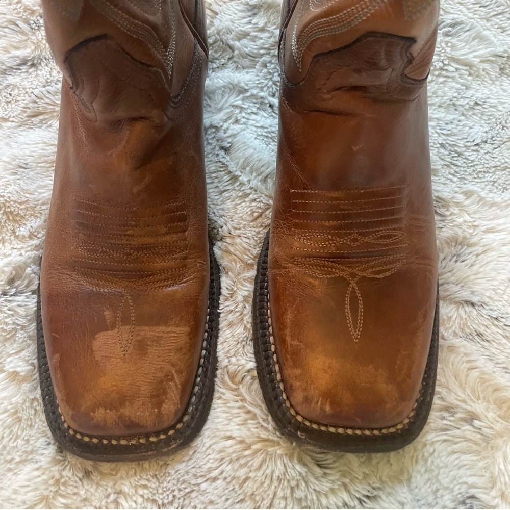 Free to Roam brown leather cowgirl boots 6.5 - Picture 4 of 8